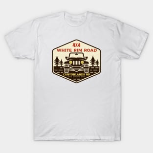 White Rim Road Canyonlands National Park Utah UT 4x4 Mountain Bike Motorcycle T-Shirt